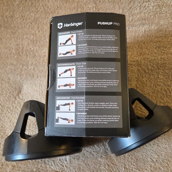 Harbinger Pushup Pro rotating handles, like new - Picture 4 of 5